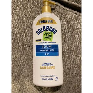 2 pack Gold Bond Family Size 20 oz Healing Hydrating Lotion with Aloe